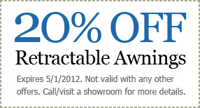 20% Off Retractable Awnings